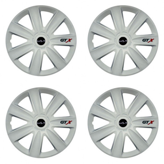 Тасове за Kia (ново лого) 17 GTX carbon white