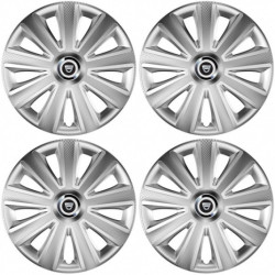 Тасове за Dacia (старо лого) 14 Aviator carbon RC silver