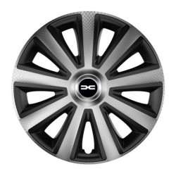 Капаци за Dacia (ново лого) 14 Aviator carbon silver&black