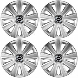 Тасове pre Dacia (нови logo) 15 Aviator carbon silver