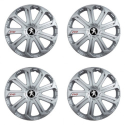 Капаци за Peugeot (старо лого) 14 Evo silver