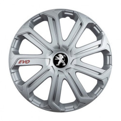 Тасове за Peugeot (старо лого) 15 Evo silver