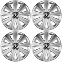 Капаци за Peugeot (по-старо лого) 16 Aviator carbon RC 16 silver