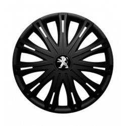 Капачки за Peugeot (по-старо лого) 17 SPARK BLACK