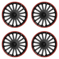 Капаци за Peugeot (ново лого) 15 CRYSTAL RO черно