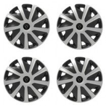Тапи на колелата за Peugeot (ново лого) за фургони 16 Craft silver and black