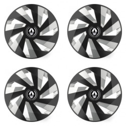 Тасове за Renault (по-старо лого) 15 Vector RC black and silver
