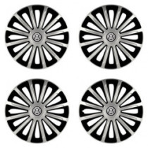 Тасове pre VW (черни) 15 TREND silver and black