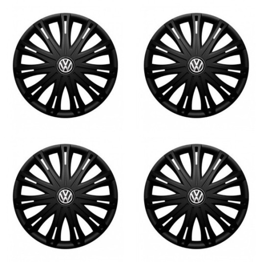 Колпачки за VW (черни) 15 SPARK BLACK