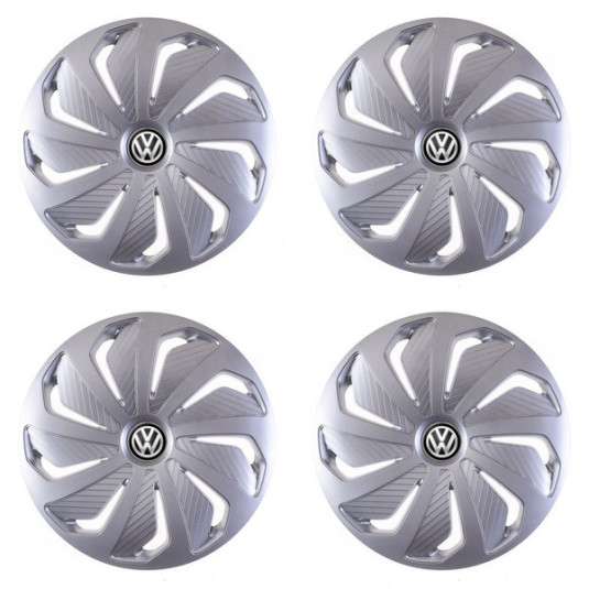 Капачки за VW (черни) 16 WIND RC SI