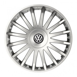 Колпачки за VW (черни) 16 CRYSTAL silver
