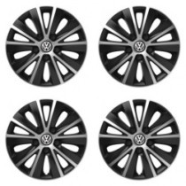 Капачки за VW (черни) 16 RAPIDE silver and black