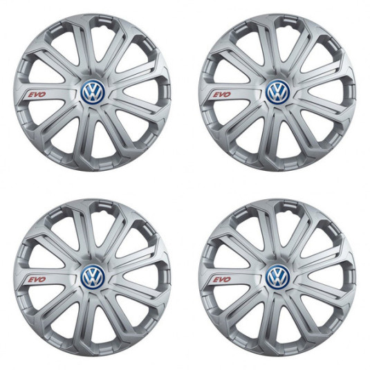 Капаци за VW (сини) 14 Evo silver