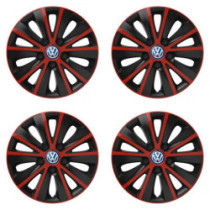Колпачки за VW (сини) 14 RAPIDE red and black