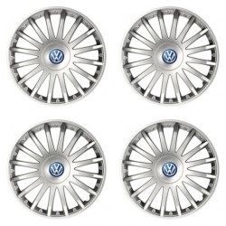 Капачки за VW (синьо) 15 CRYSTAL silver