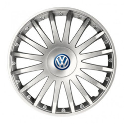 Капачки за VW (синьо) 15 CRYSTAL silver