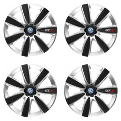 Капаци за колела за VW (синьо) 16 GTX CARBON silver/black