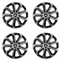 Капаци за Mitsubishi (сребристи) 14 Evo black&silver