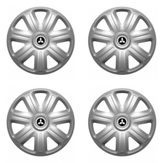 Капачки за джанти Mitsubishi (сребристи) 14 COMFORT