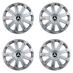 Халки за Mitsubishi (сребристи) 15 Evo silver