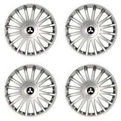 Капачки за Mitsubishi (сребристи) 15 CRYSTAL silver