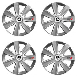 Капачки за Mitsubishi (сребристи) 15 GTX CARBON silver