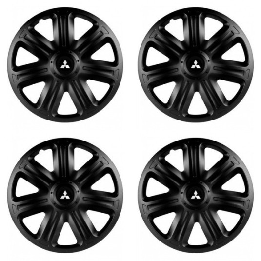 Капаци за Mitsubishi (сребристи) 15 COMFORT BLACK