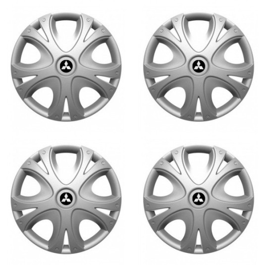 Капаци за Mitsubishi (сребристи) 15 DYNAMIC