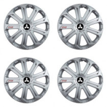 Капачки за Mitsubishi (сребристи) 16 Evo silver