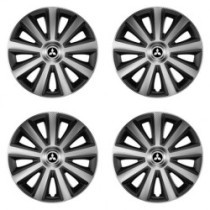 Капаци за Mitsubishi (сребристи) 16 Aviator carbon silver&black