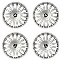 Капаци за Mitsubishi (сребристи) 16 CRYSTAL silver