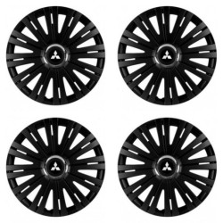 Капачки за Mitsubishi (сребристи) 16 ACTIVE RC BLACK