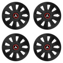 Капаци за Mitsubishi (сребристи) 17 STRATOS RR black
