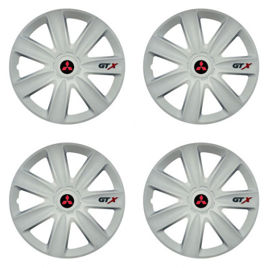 Капаци за Mitsubishi (червено) 14 GTX carbon white