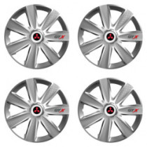 Капаци за Mitsubishi (червени) 14 GTX CARBON silver