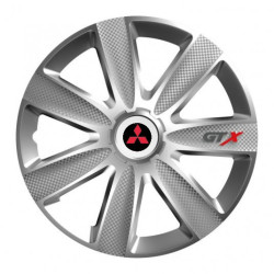 Капаци за Mitsubishi (червени) 14 GTX CARBON silver