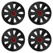 Капаци за Mitsubishi (червени) 14 STRATOS RR black