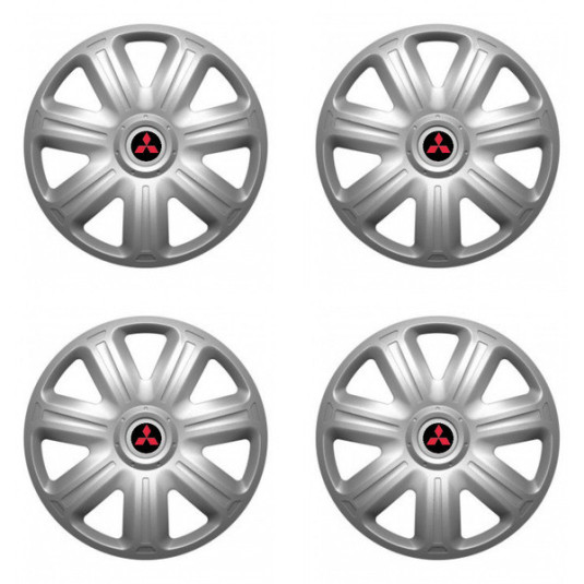 Капачки за Mitsubishi (червени) 14 COMFORT