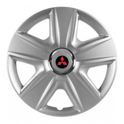Колелни капачки за Mitsubishi (червени) 15 ESPRIT