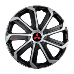 Тасове за Mitsubishi (червени) 16 Evo black&silver