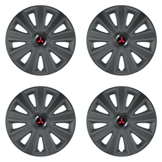 Капаци за Mitsubishi (червена) 16 Aviator carbon RC16 графит