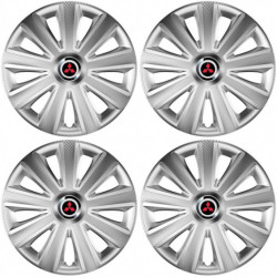 Тасове за Mitsubishi (червени) 16 Aviator carbon RC 16 сребристо