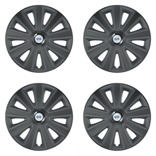Капаци за Volvo (бели) 15 Aviator carbon графит