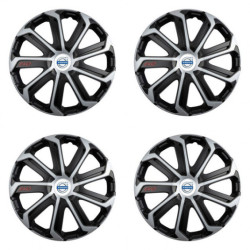 Капачки за Volvo (бели) 16 Evo black&silver