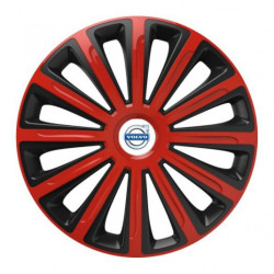 Капачки за Volvo (бели) 16 TREND red and black