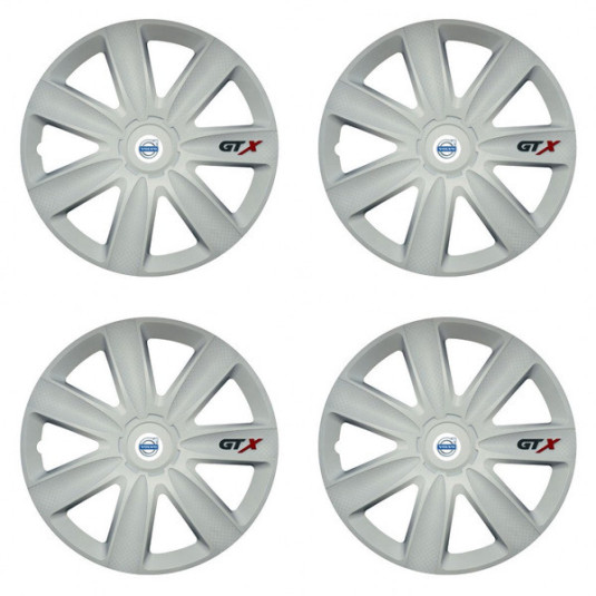 Капачки за Volvo (бели) 17 GTX carbon white