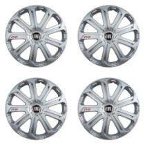 Капачки за Fiat (черни) 14 Evo silver