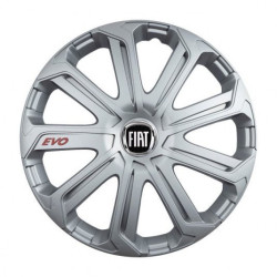 Капачки за Fiat (черни) 14 Evo silver