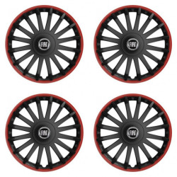 Тасове за Fiat (черен) 15 CRYSTAL RO black
