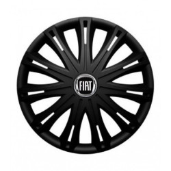 Капачки за Fiat (черен) 15 SPARK BLACK